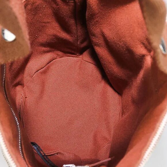 Authentic HERMES Saxo MM Handbag  vintage Bucket Bag Pre-owned - Picture 6 of 14
